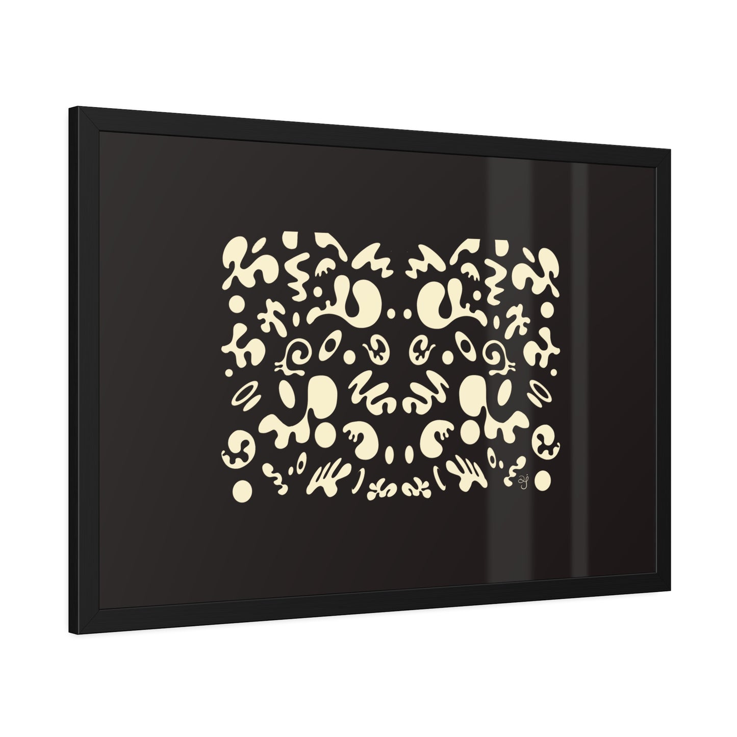 Mirror Work Framed Rolled Poster - Smoke Signal