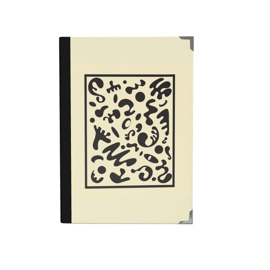 Deep Dream Luxe Satin Journal - Blank Page White