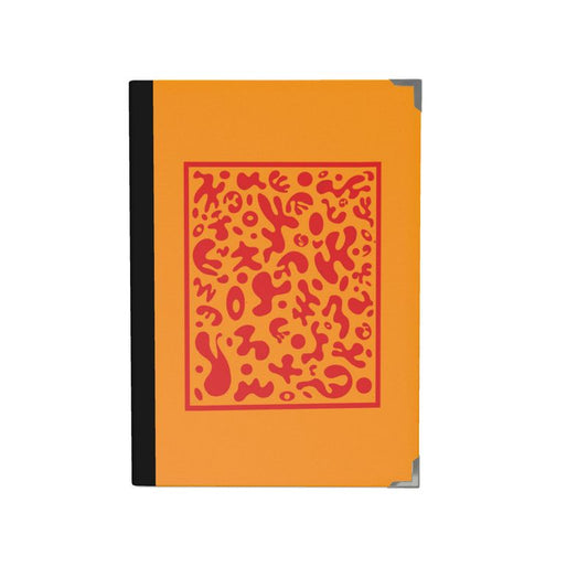 Deep Dream Luxe Satin Journal - Heat Theory Orange