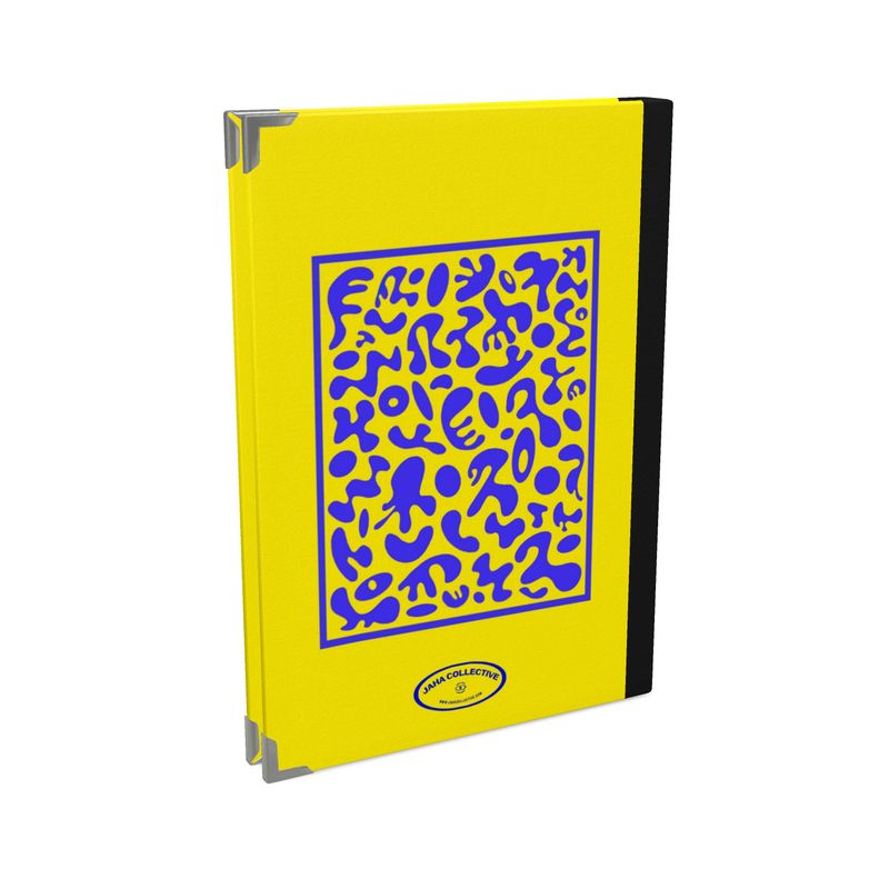 Deep Dream Luxe Satin Journal - Sunspell Yellow