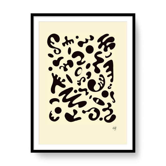 Bright Future Classic Framed Art Print (Black Frame) - Blank Page