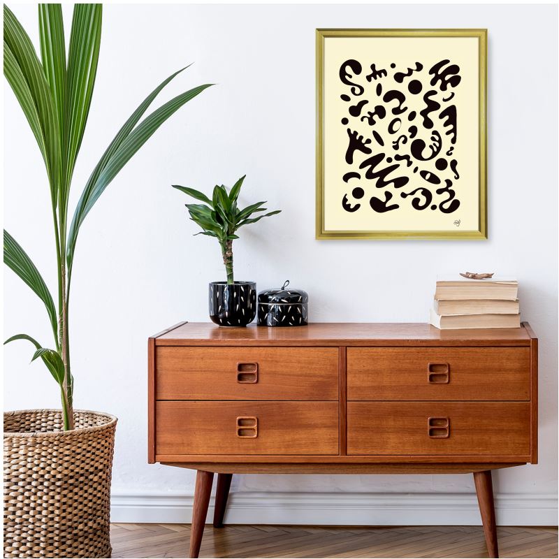 Bright Future Premium Framed Art Print (Classic Gold Frame) - Blank Page