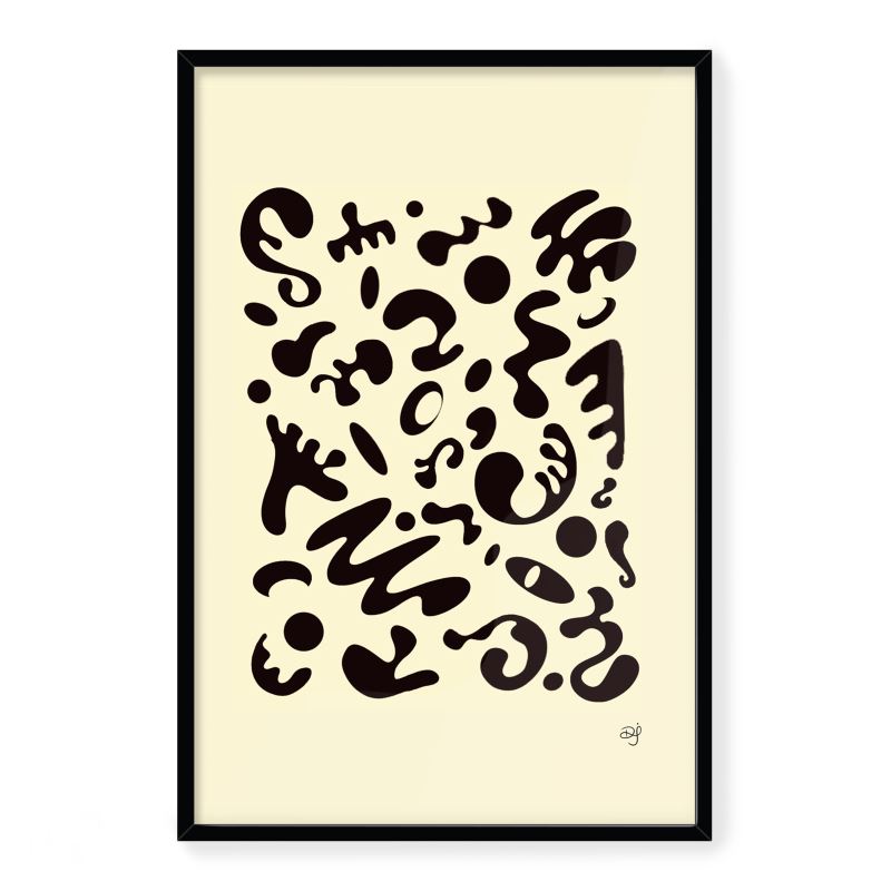 Bright Future Box Frame Art Print (Black) - Blank Page