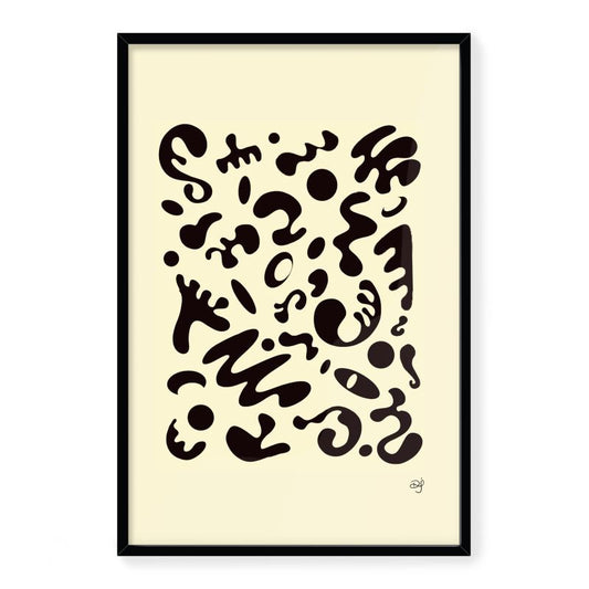 Bright Future Box Frame Art Print (Black) - Blank Page