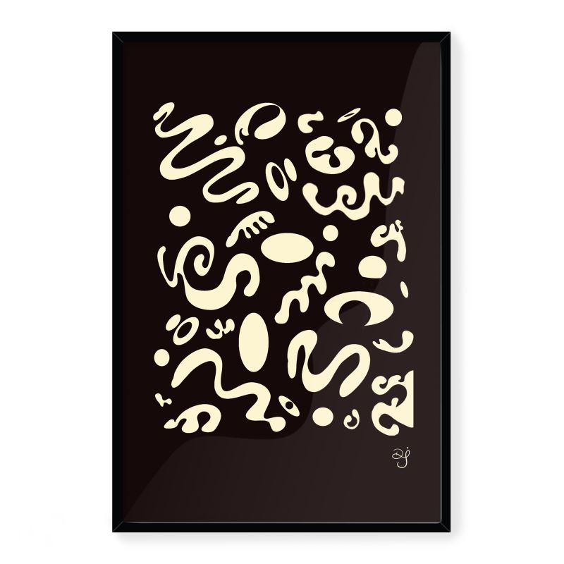 Bright Future Box Framed Art Print (Black) - Smoke Signal