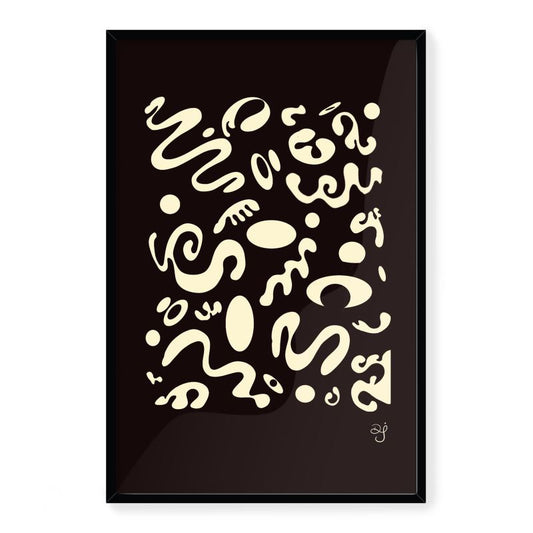 Bright Future Box Framed Art Print (Black) - Smoke Signal