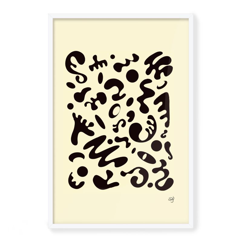 Bright Future Box Framed Art Print (White) - Blank Page