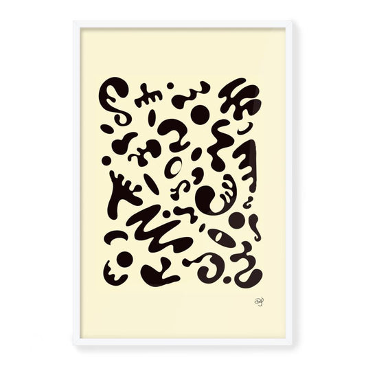 Bright Future Box Framed Art Print (White) - Blank Page