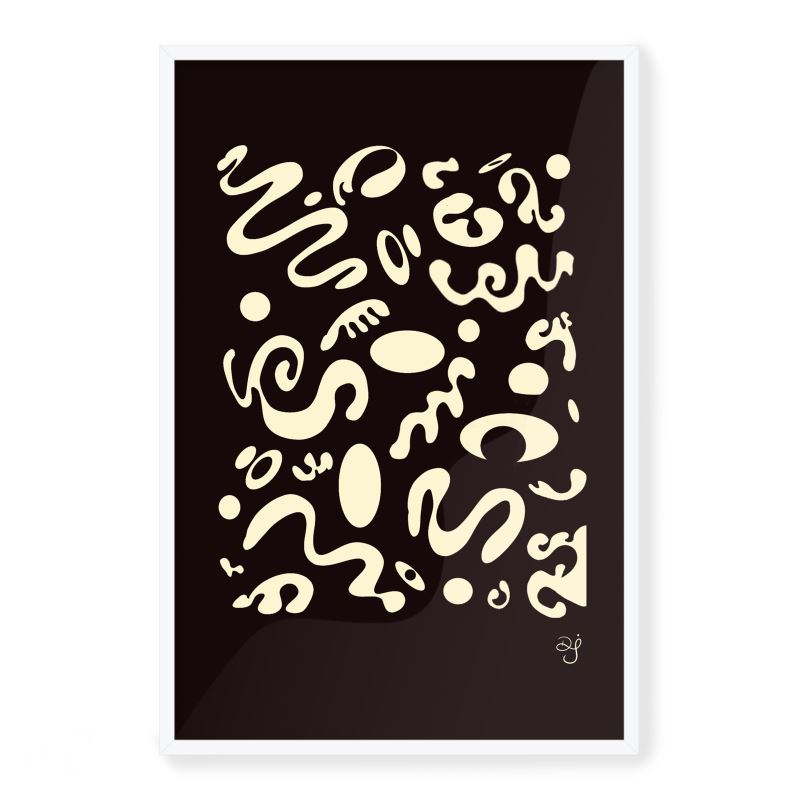 Bright Future Box Frame Art Print (White) - Smoke Signal