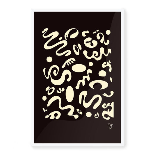 Bright Future Box Frame Art Print (White) - Smoke Signal