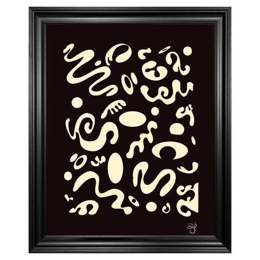 Bright Future Premium Framed Art Print (Black Scoop Frame) - Smoke Signal