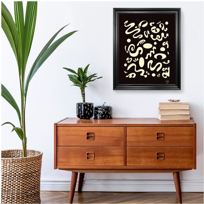 Bright Future Premium Framed Art Print (Black Scoop Frame) - Smoke Signal