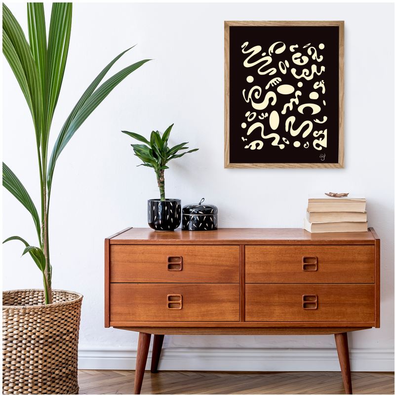 Bright Future Premium Framed Art Print (Natural Oak Frame) - Smoke Signal