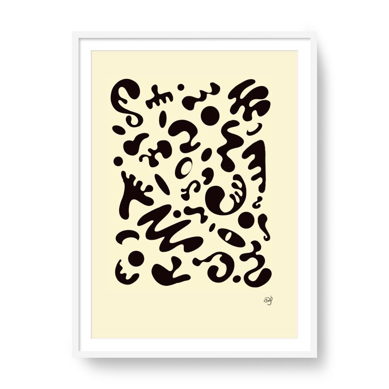 Bright Future Classic Framed Art Print (White Frame) - Blank Page