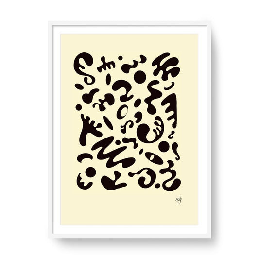 Bright Future Classic Framed Art Print (White Frame) - Blank Page