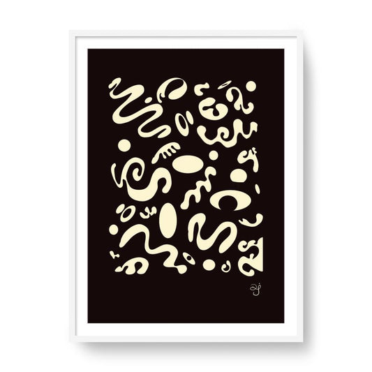 Bright Future Classic Framed Art Print (White Frame) - Smoke Signal