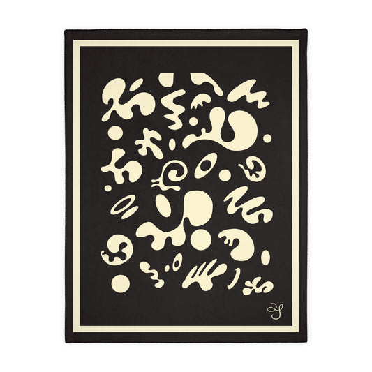 Deep Dream Velveteen Microfiber Blanket (Two-sided print) - Smoke Signal