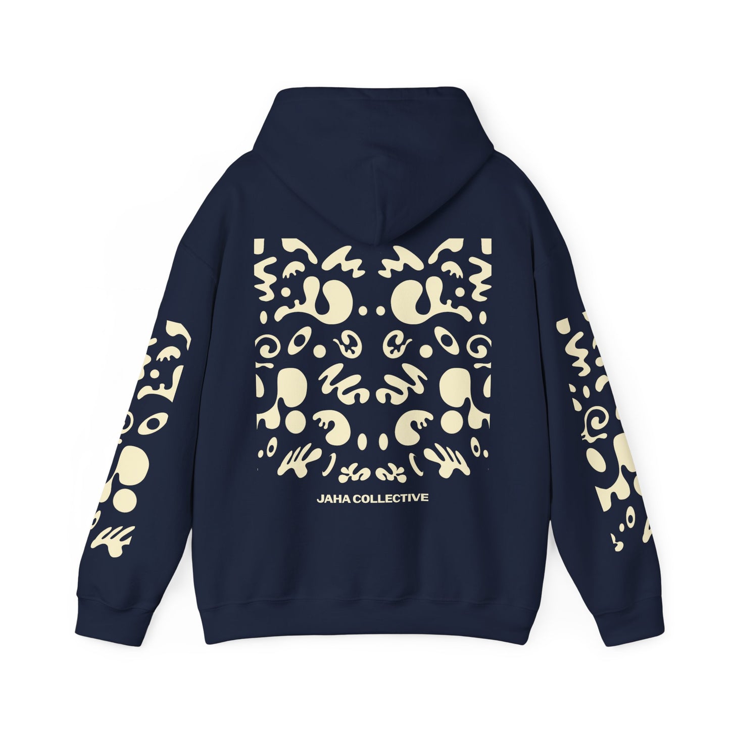 Mirror Work Unisex Heavy Blend™ Hooded Sweatshirt - Blank Page White Print