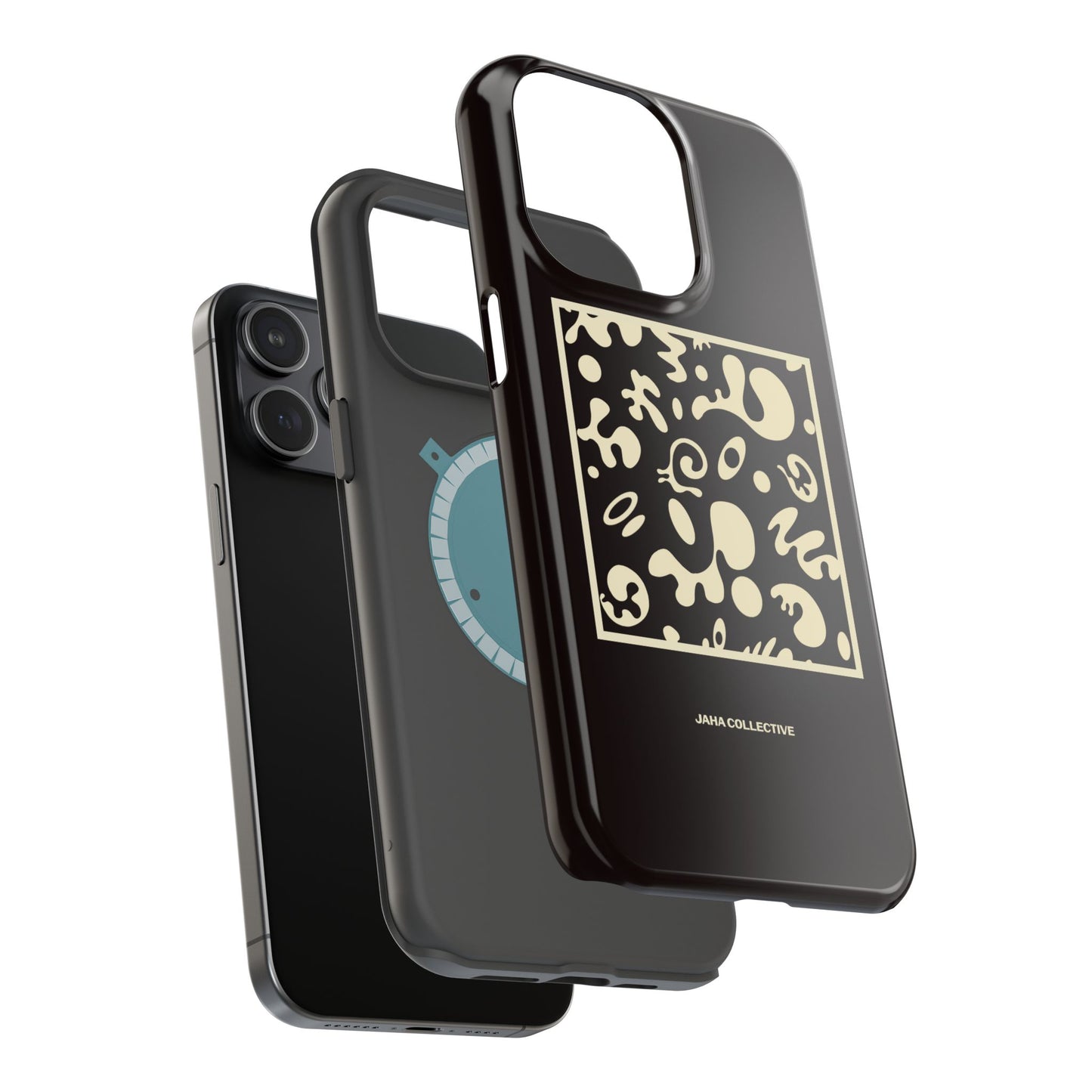 Adorn'd Minimalist Square MagSafe Tough Case - Smoke Signal