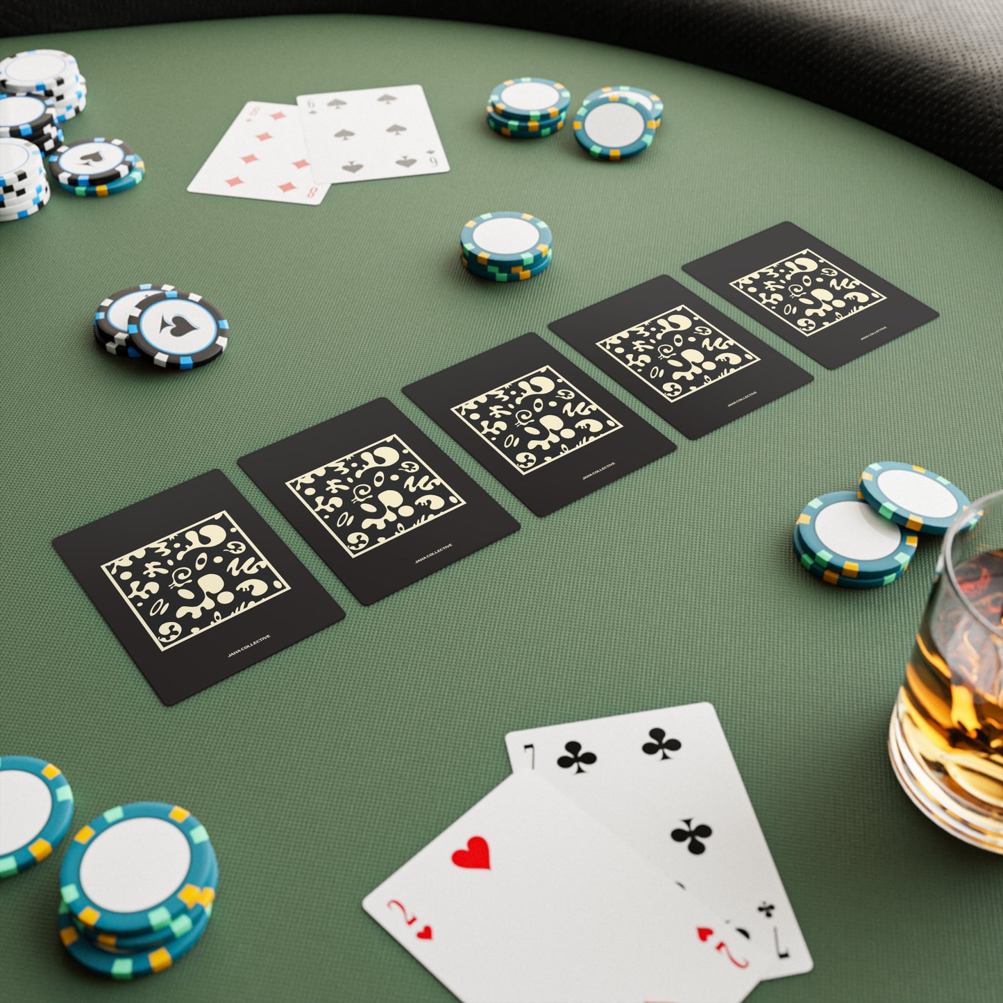 Adorn'd Minimalist Square Poker Cards