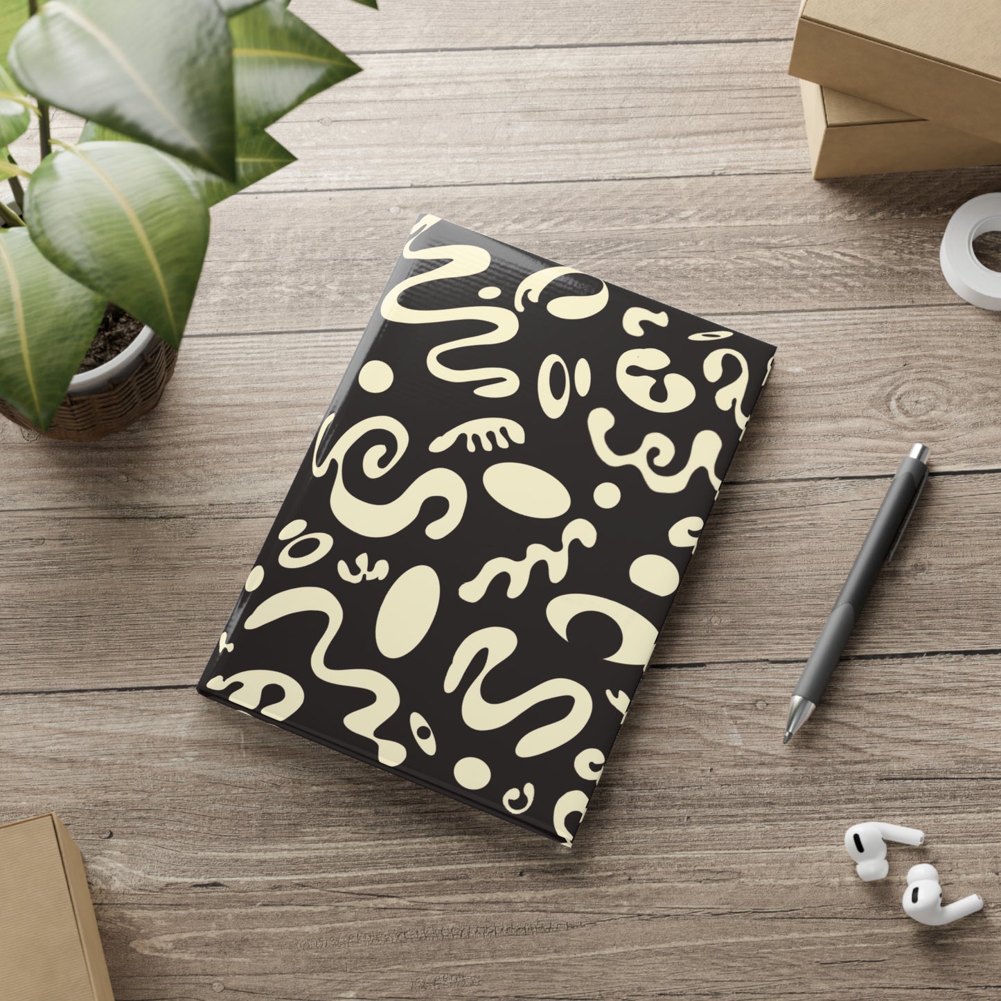 Pure Imagination Hardcover Notebook w Puffy Cover - Smoke Signal