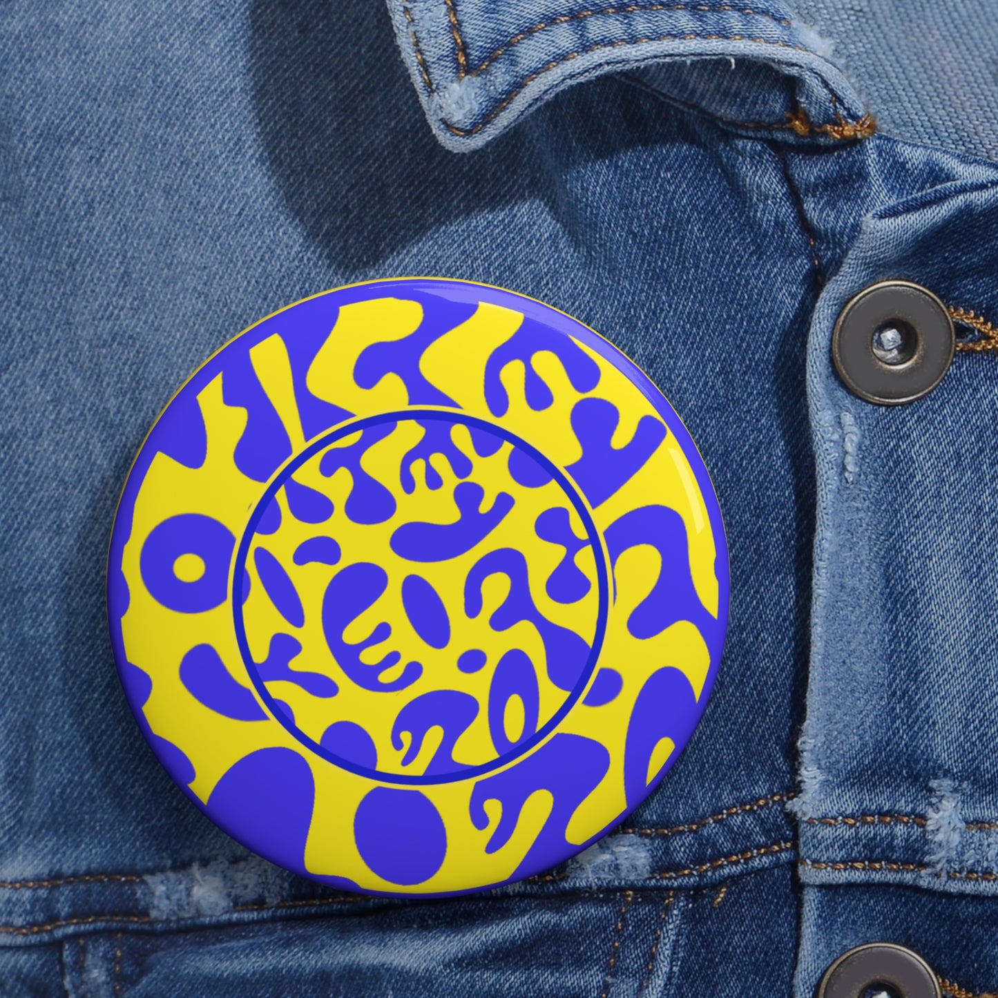 Adorn'd Color Pin Button - Sunspell
