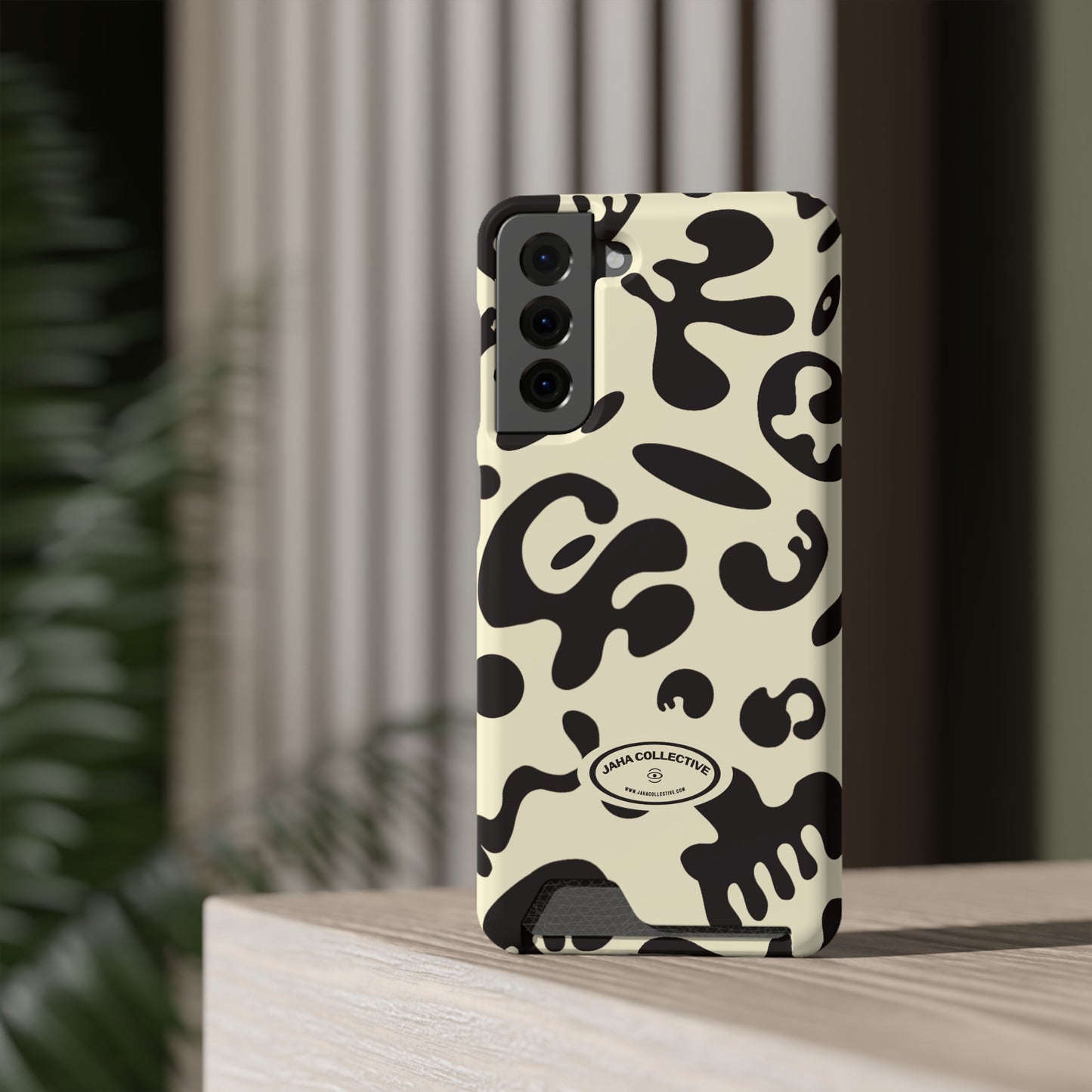 Pure Imagination Phone Case w Card Holder - Blank Page White