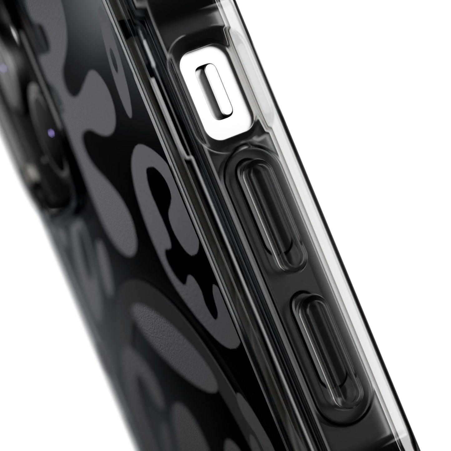 Pure Imagination Clear MagSafe Impact Case - Smoke Signal Black