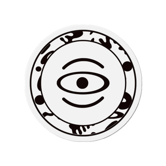 Adorn'd Logo Die Cut Magnet - Starlight White