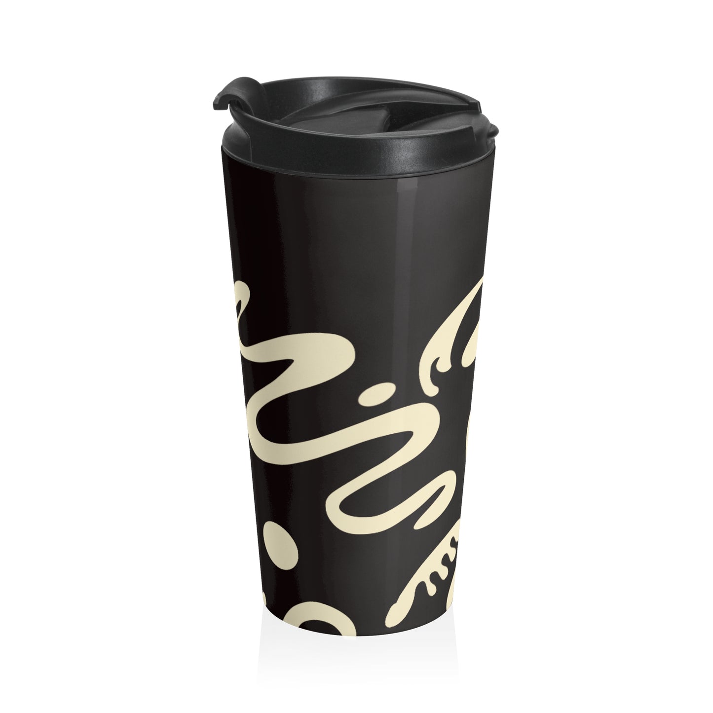 Nourish'd Stainless Steel Travel Mug - Smoke Signal Black