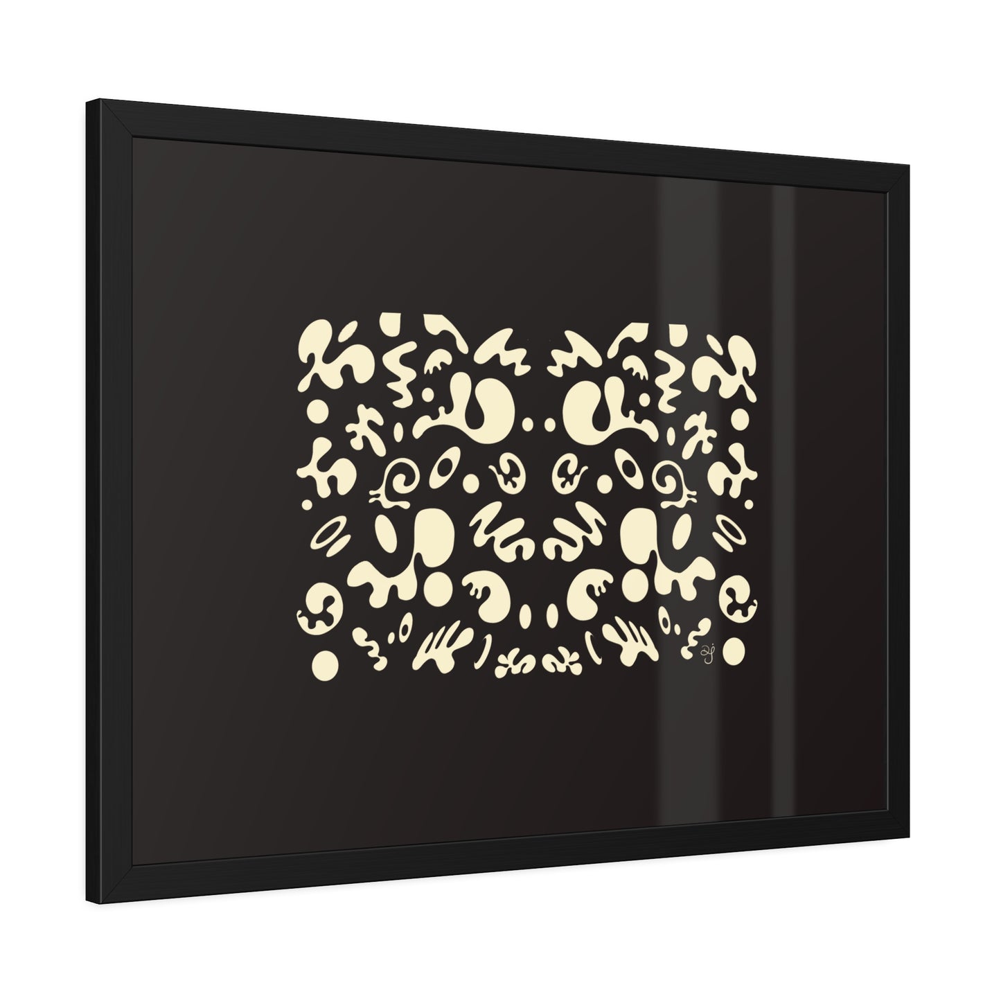 Mirror Work Framed Rolled Poster - Smoke Signal