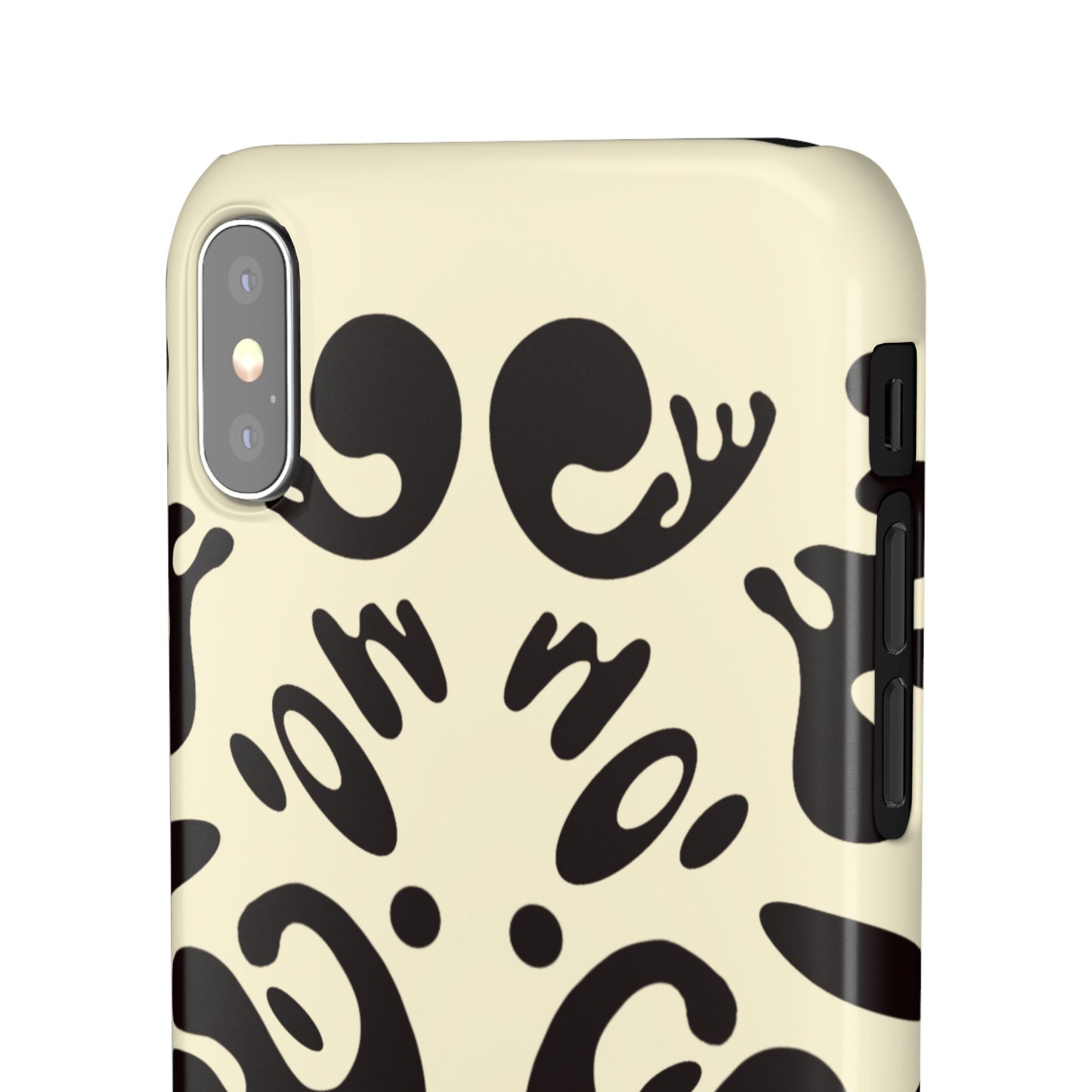 Mirror Work Snap Case - Blank Page White