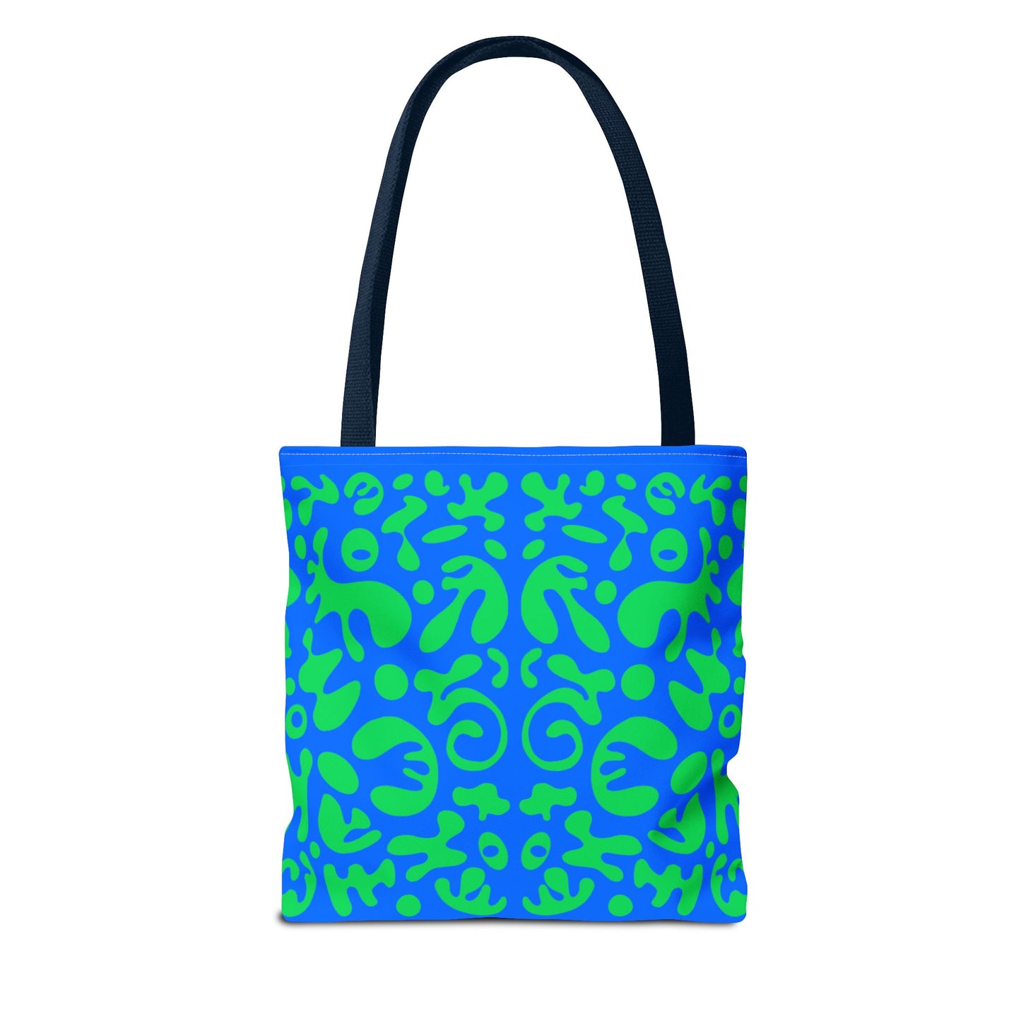 Mirror Work Colorful Tote Bag - Tide Pool