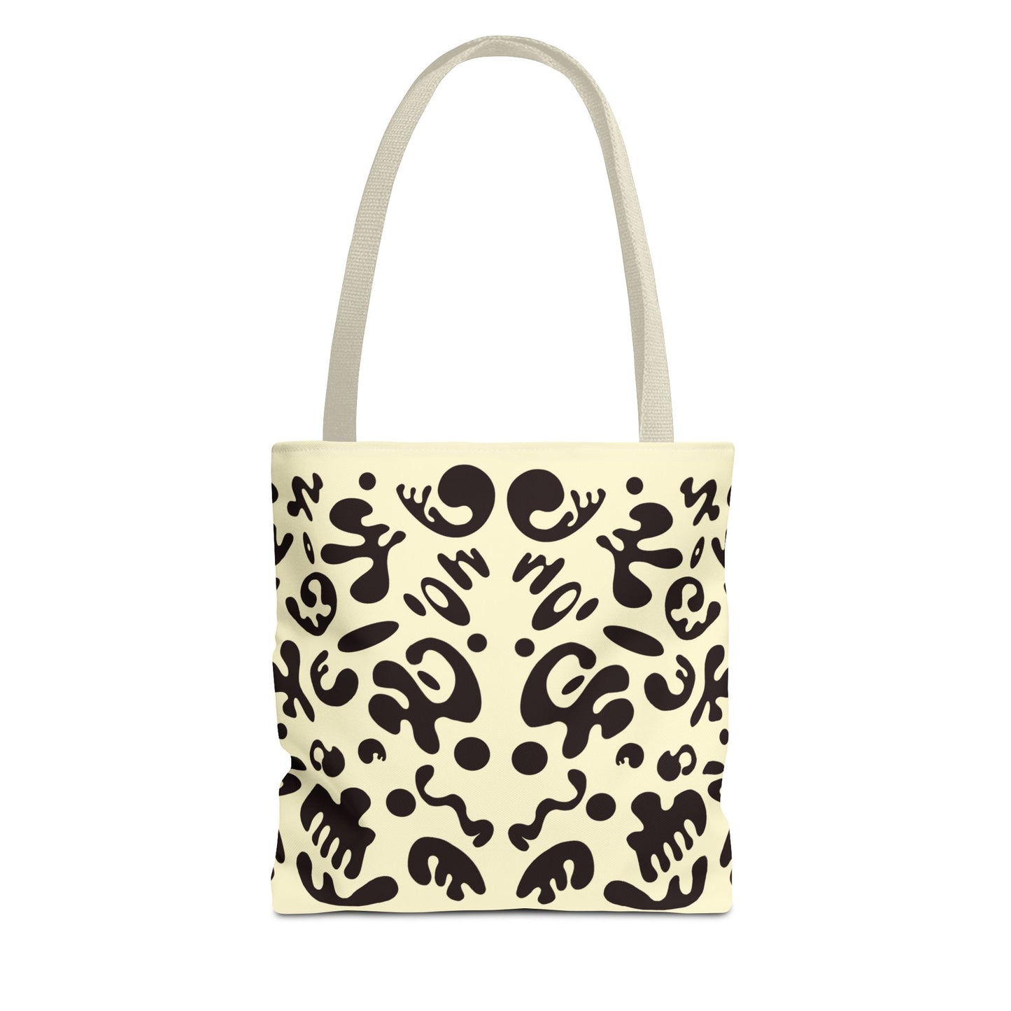 Mirror Work Colorful Tote Bag - Blank Page