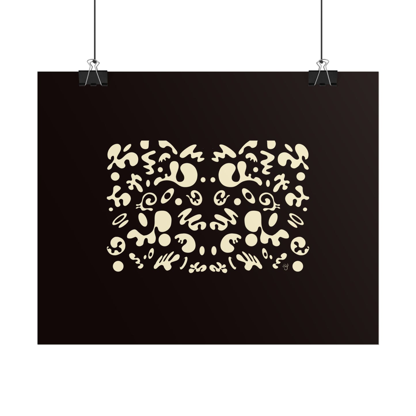 Mirror Work Rolled Poster (Landscape) - Smoke Signal