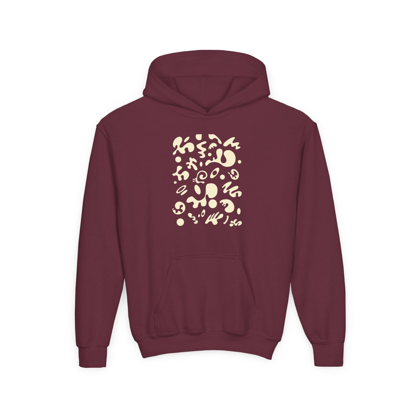 Bright Future Youth Heavy Blend Hooded Sweatshirt - Blank Page