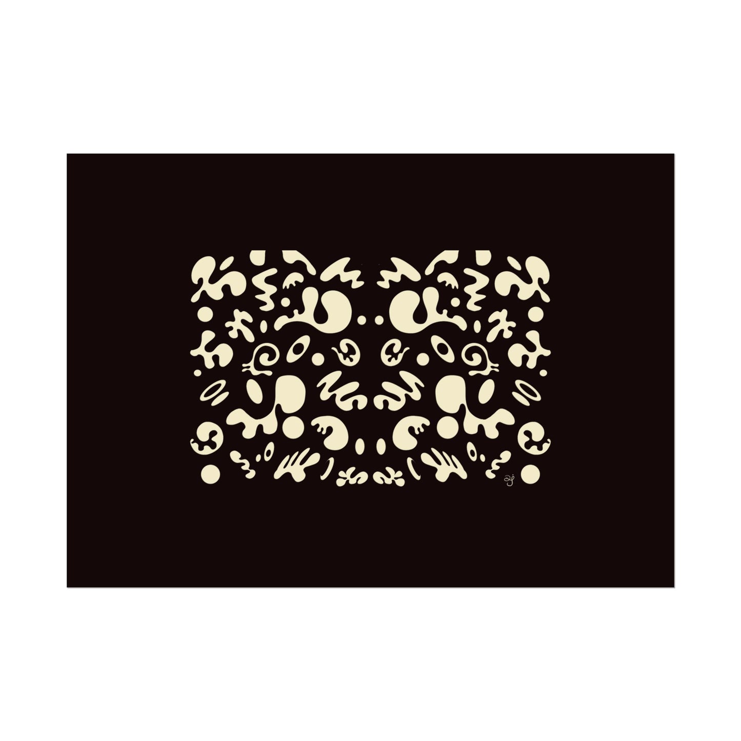 Mirror Work Rolled Poster (Landscape) - Smoke Signal