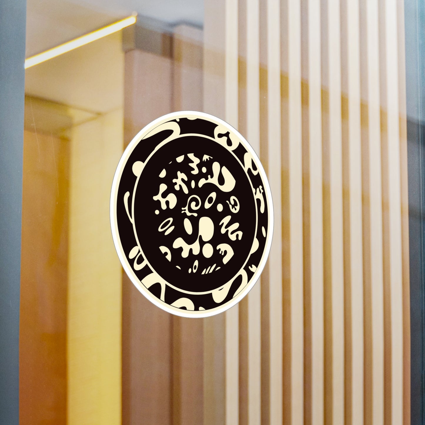 Adorn'd Kiss Cut Vinyl Decal - Smoke Signal Black