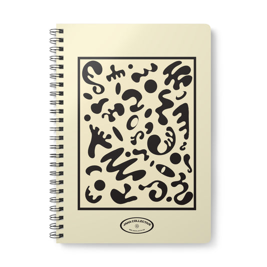 Deep Dream Softcover A5 Spiral Notebook (Ruled Line) - Blank Page