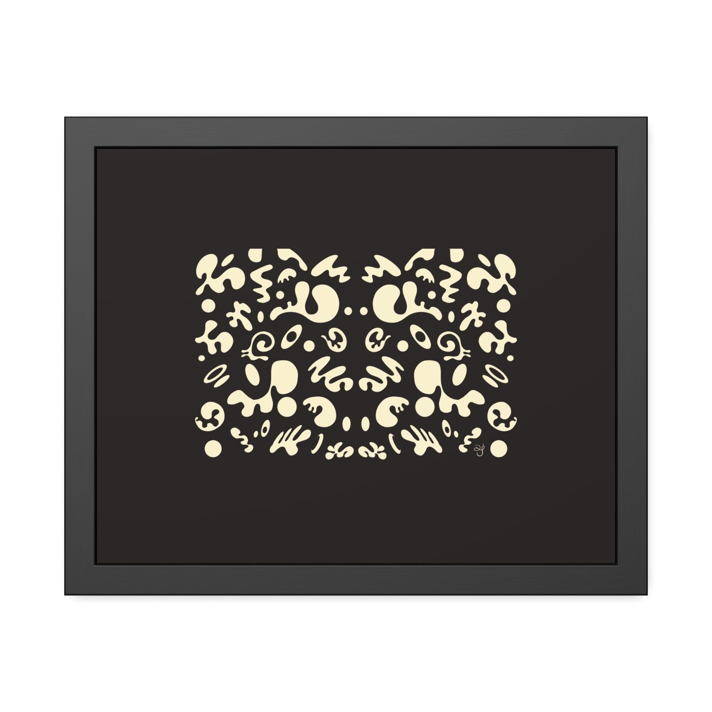 Mirror Work Framed Rolled Poster - Smoke Signal