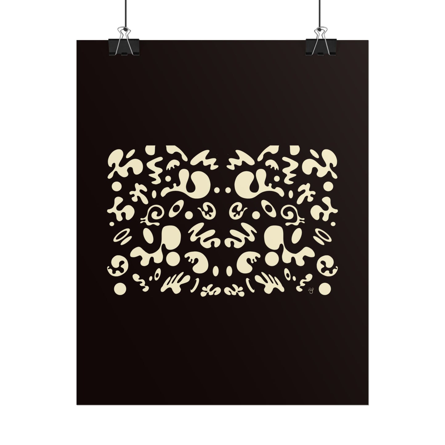Mirror Work Rolled Poster (Portrait) - Smoke Signal