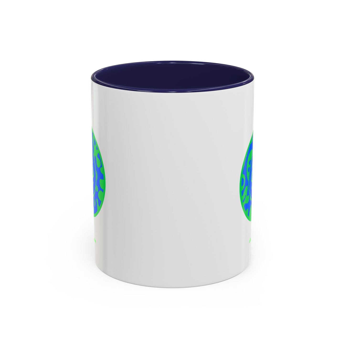 Adorn'd Color Logo Accent Coffee Mug (11, 15oz) - Tide Pool