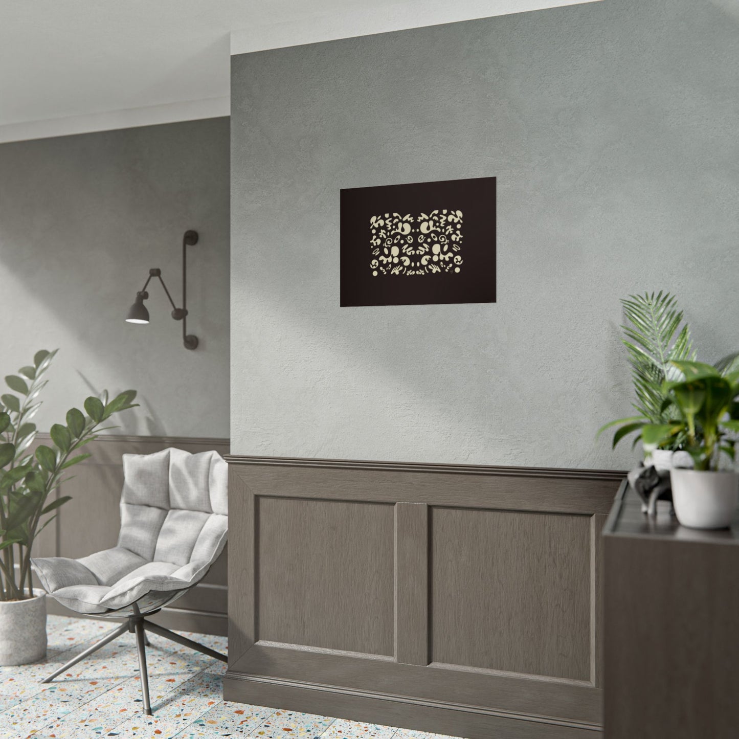 Mirror Work Rolled Poster (Landscape) - Smoke Signal