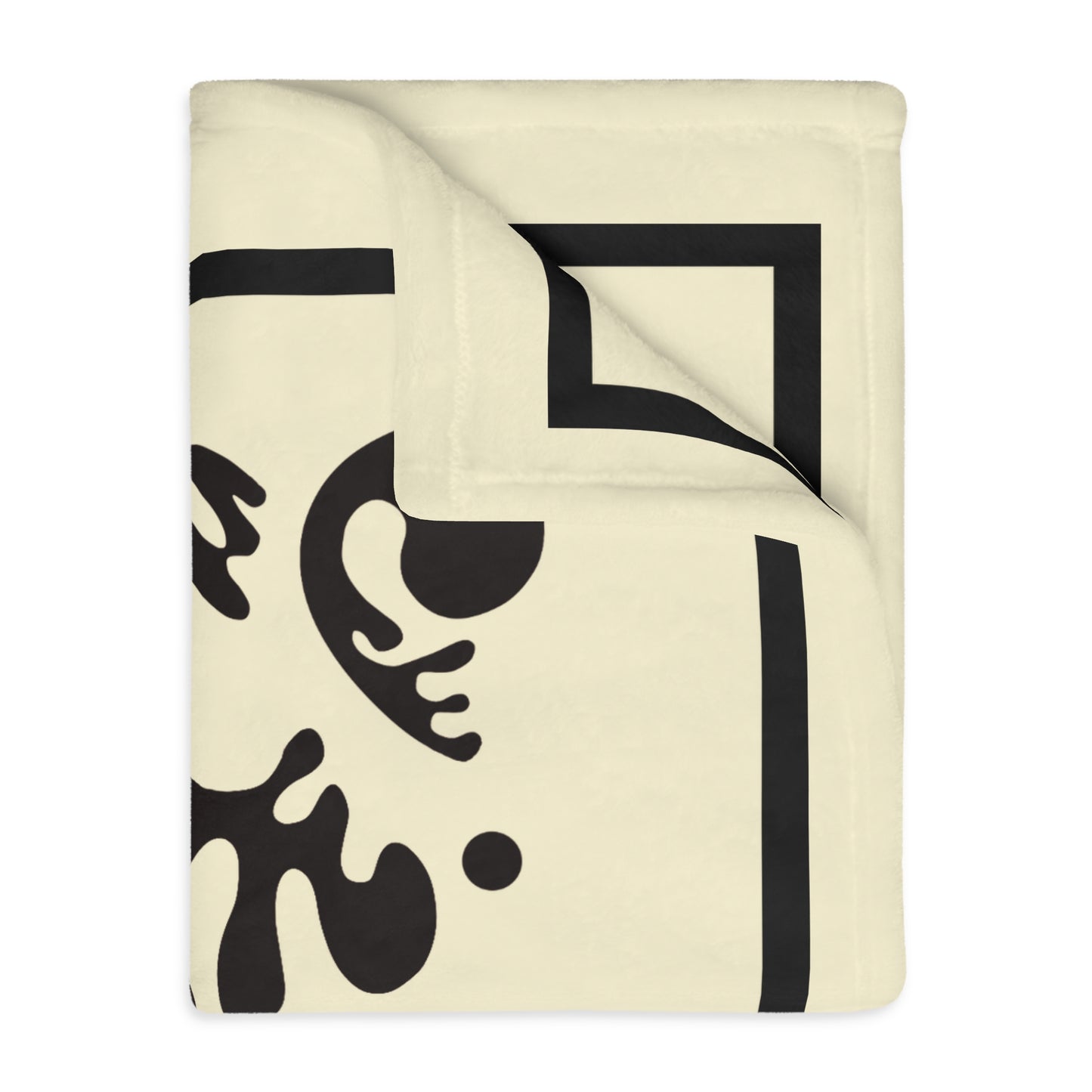 Deep Dream Velveteen Microfiber Blanket (Two-sided print) - Blank Page