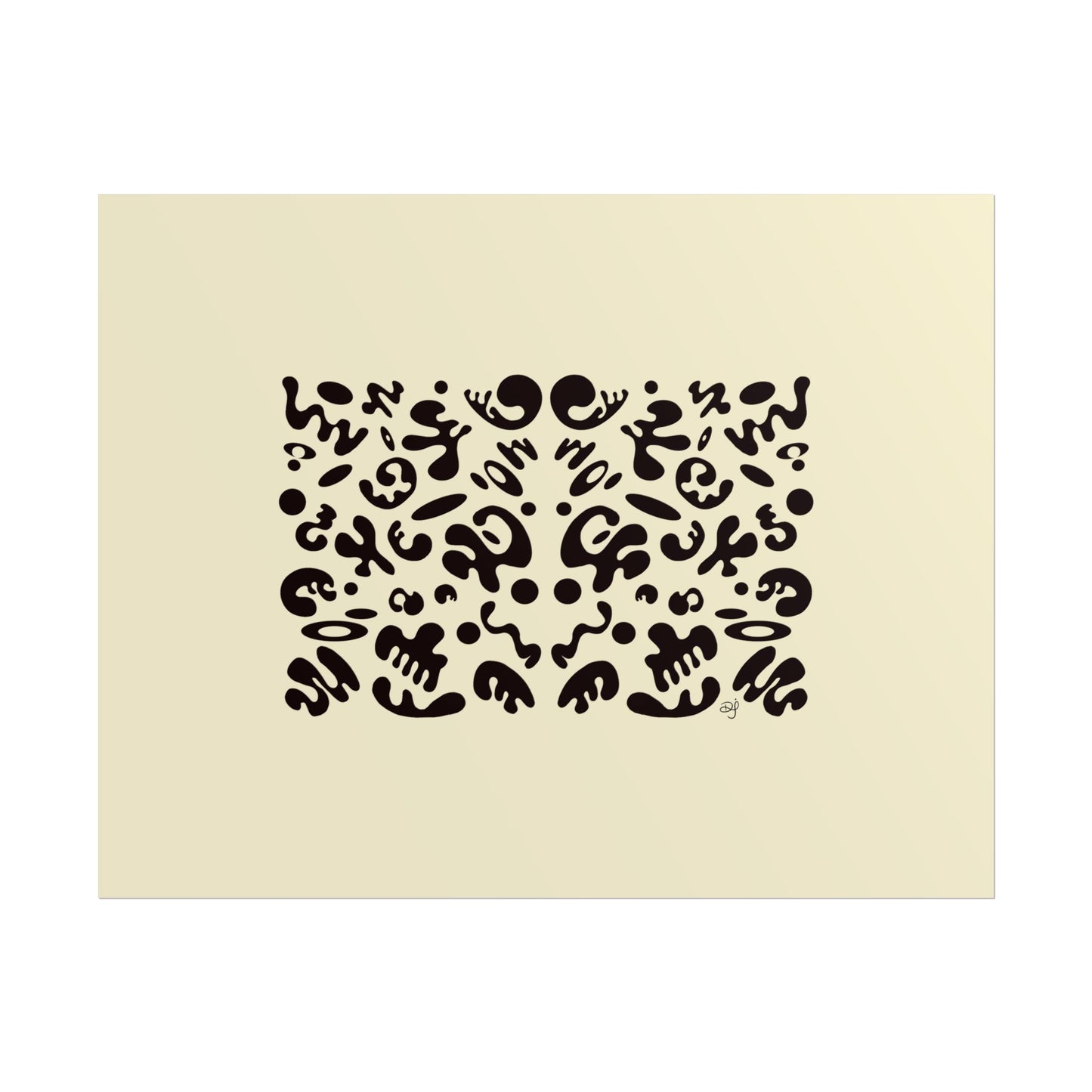 Mirror Work Rolled Poster (Landscape) - Blank Page