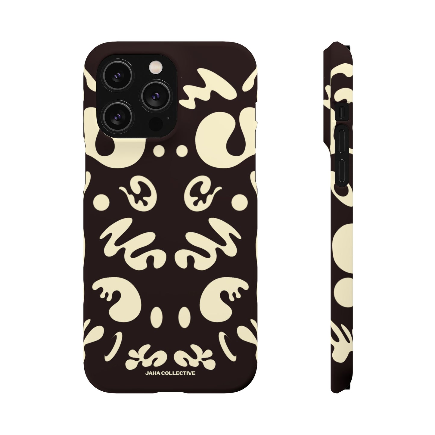 Mirror Work Snap Case - Smoke Signal Black