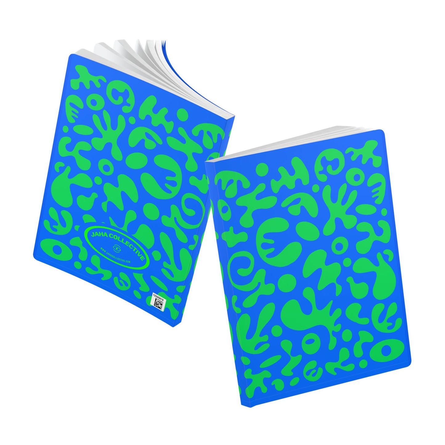 Pure Imagination Softcover Journal w Inside Prints + Tear-Off Pages (Ruled Line) - Tide Pool Blue