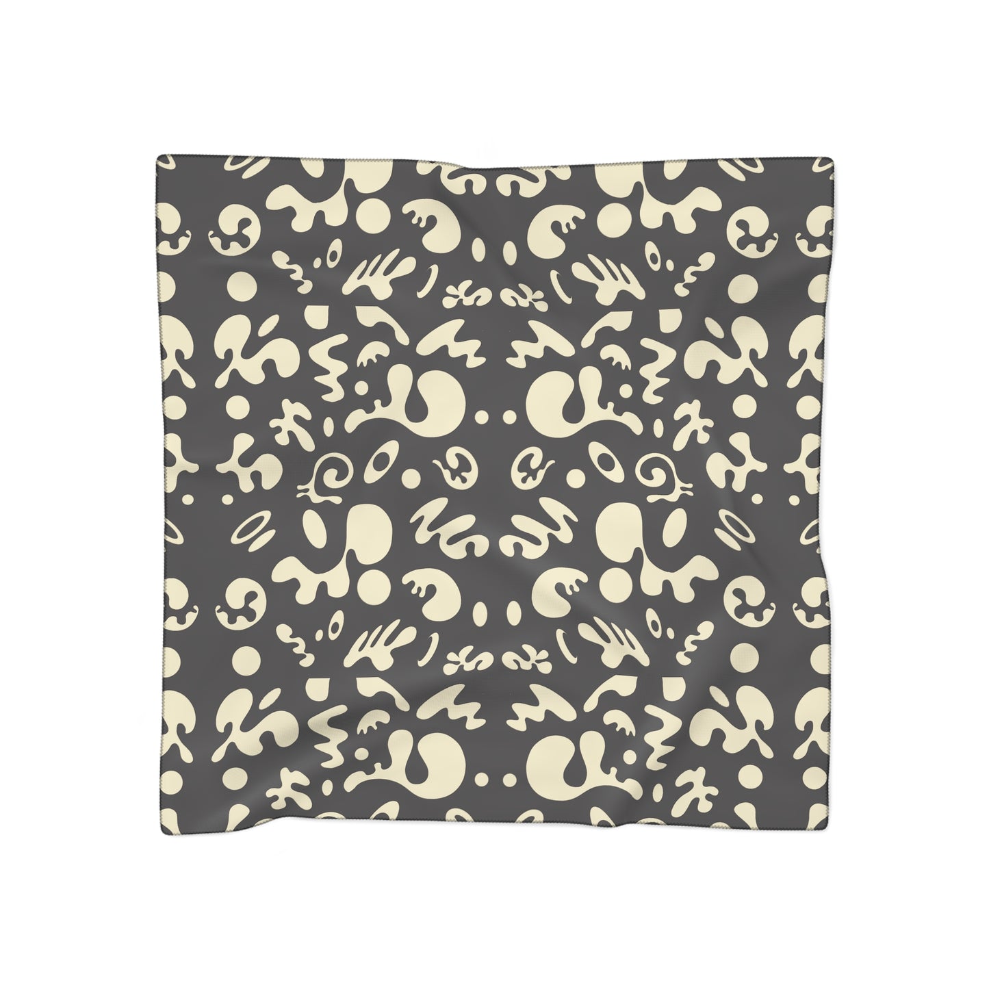 Adorn'd Poly Scarf - Smoke Signal Black