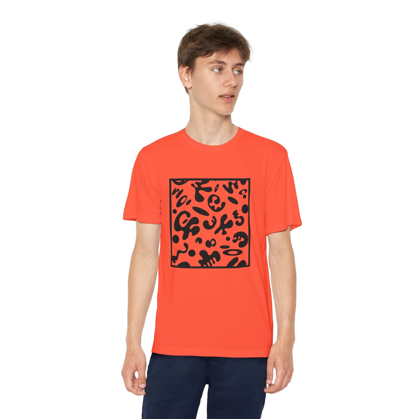 Adorn'd Youth Competitor Graphic Tee - Smoke Signal Black