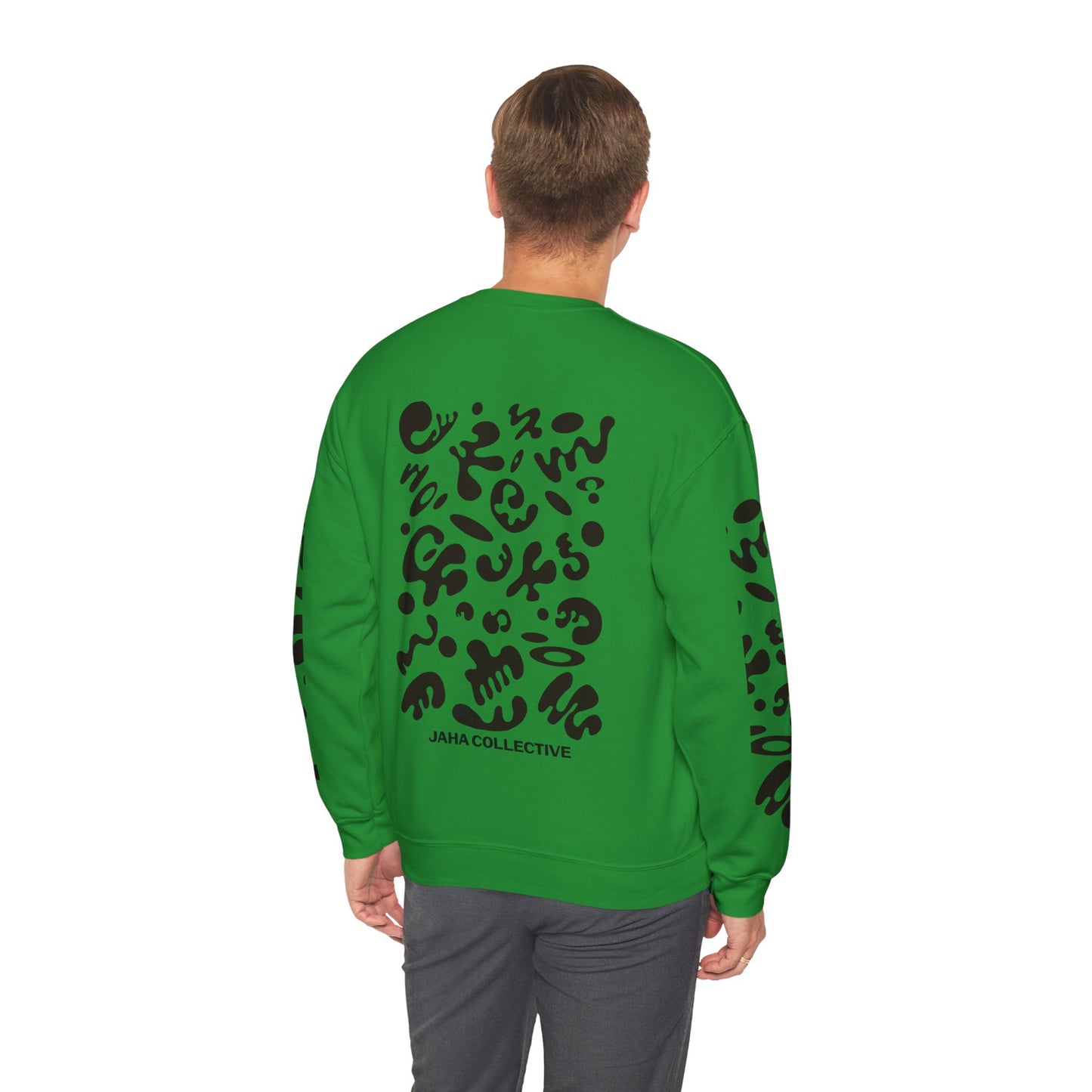 Pure Imagination Unisex Heavy Blend™ Crewneck Sweatshirt- Smoke Signal Black Print